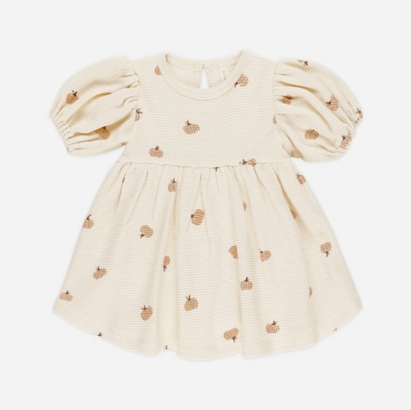 Quincy Mae Other - Quincy Mae Waffle Babydoll Dress In Pumpkins